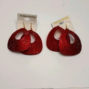 Rhinestone earrings